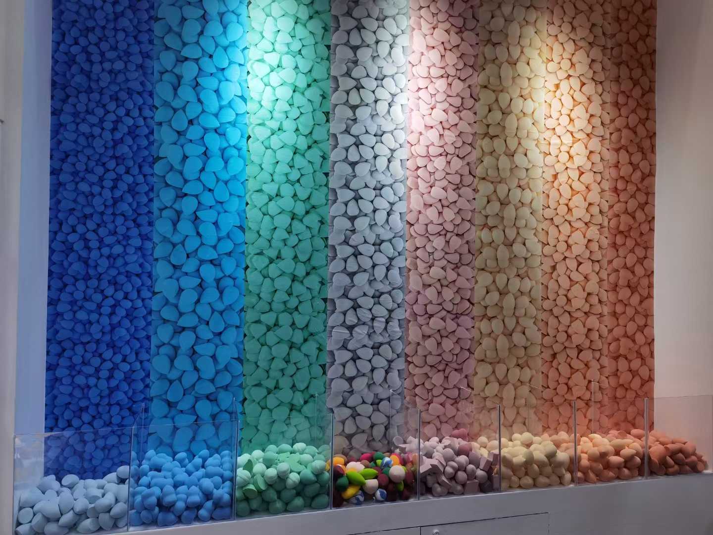 sponge in the exhibition