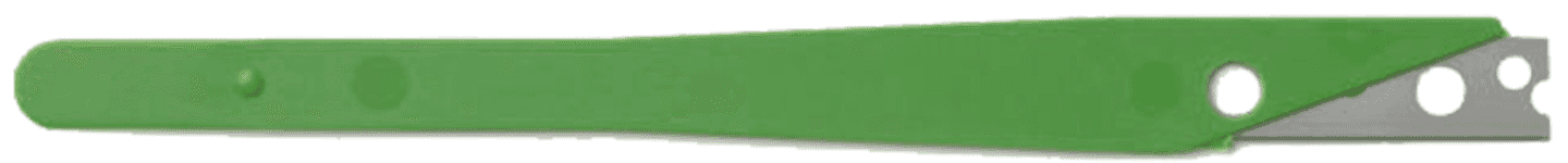 baker blade handle in green