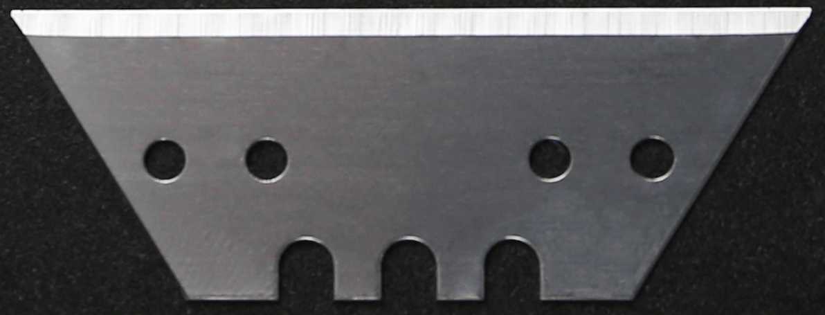 utility blade with 3 notches
