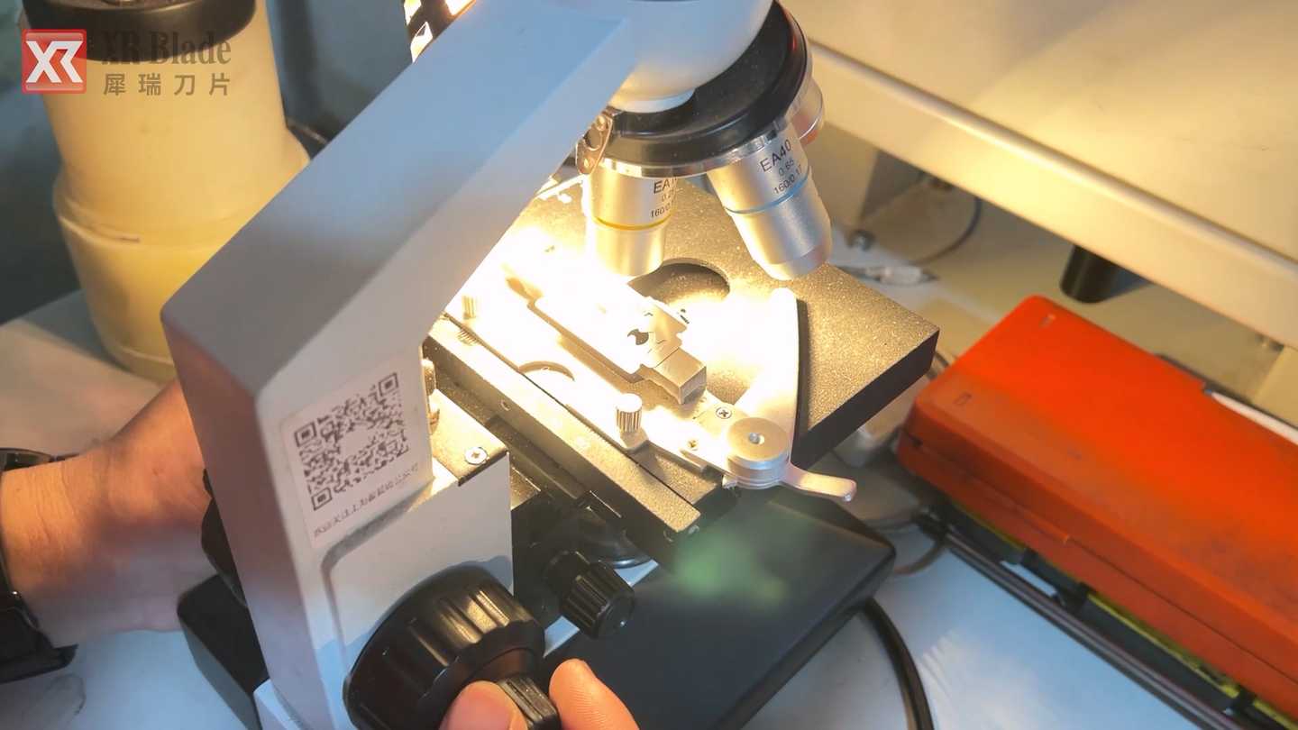 the inspection process of manufacturing double edge blade