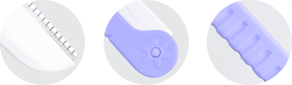 XR #9 retractable eyebrow trimmer detail view